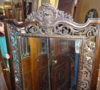 076- sold -antique-carved-mirror