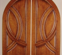 212-pair-of-new-wood-arched-doors