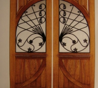 213-pair-of-new-iron-and-wood-doors