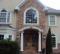 238-pair-of-new-beveled-glass-doors-with-transom-installed