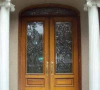 239-pair-of-new-beveled-glass-doors-with-transom-installed