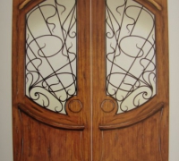 42-pair-of-new-iron-and-wood-doors