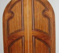 57-pair-of-new-arched-wood-doors