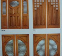 75-pair-of-new-wood-and-beveled-glass-doors