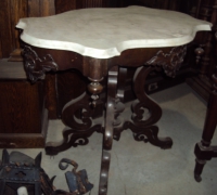 49-sold -antique-carved-table-marble-top