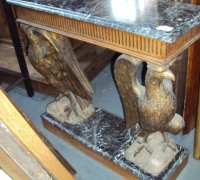 52-sold -antique-carved-eagles-table-marble-top