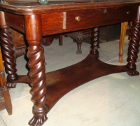 83- sold -antique-carved-barley-twist-table
