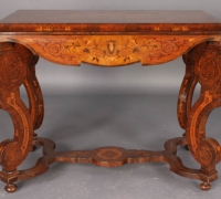 126- sold -antique-inlaid-wood-table