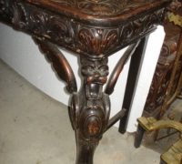 167-sold -antique-carved-griffin-table