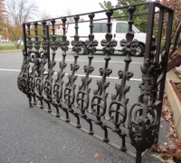 178- sold -antique-wrought-iron-console-table