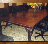 19 - ANY SIZE TABLE TOP WITH 4 ANTIQUE LEGS