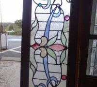 105-sold -antique-stained-glass-window