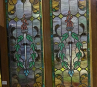 113-  sold - set-of-2-antique-stained-glass-windows-15-in-w-x-46-in-h