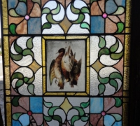 180-sold -antique-stained-glass-window