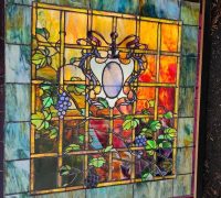 1G-Rare-Rudy-Brothers-C.1880.Plated-Glass.48-W-X-54-H