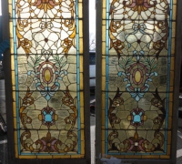 48-set-of-4-pcs-antique-stained-glass-windows-32-in-w-x-72-in-h