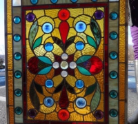 520- sold -antique-stained-glass-window