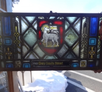 523- sold - antique-stained-glass-window