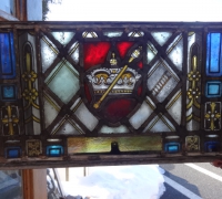 529- sold - antique-stained-glass-window