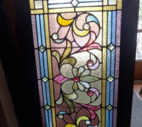 75-sold - antique-stained-glass-window