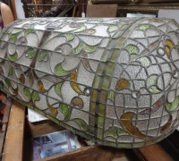 96-rare-2-pc-antique-stained-glass-canopy-44-in-w-x-15-in-h-x-16-in-d