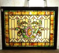 2U...Antique-1905-stained-glass-window-from-a-home-in-Reading-Pa.....55.5 X 43.5 X 2 inches