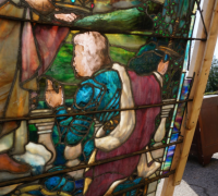 841- 3 GREAT RARE - LA FARGE WINDOWS - each about 70\'\' H X 55\'\' W