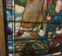 842- 3 GREAT RARE - LA FARGE WINDOWS - each about 70\'\' H X 55\'\' W